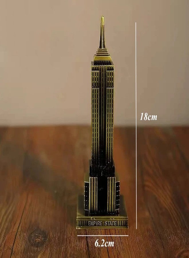 Lilone Metal Showpiece Combo Big Ben Tower and Empire Estate Building Miniature for Home Decor (Set of 2, Approx Size 18cm) (BB_ES) - Image 5